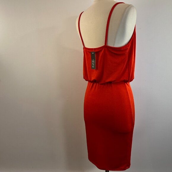 Brit & Bri Women's Red Slinky Stretch Dress - Size Medium - NWT - Picture 5 of 5